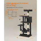 Kratzbaum Luna XL · Schwarz