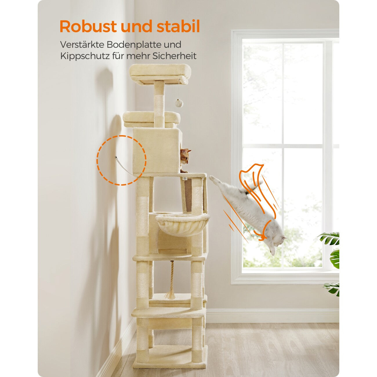 Kratzbaum Milo XXL • Beige