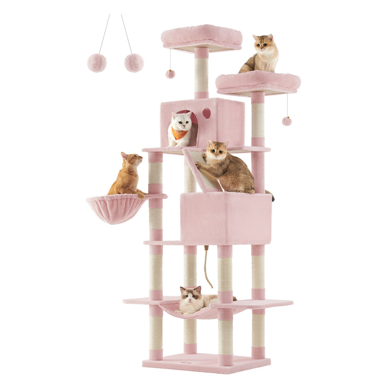 Kratzbaum Milo XXL • Rosa