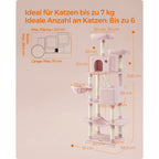 Kratzbaum Milo XXL • Rosa