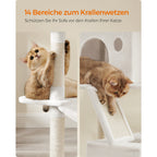 Kratzbaum Milo XXL • Weiß